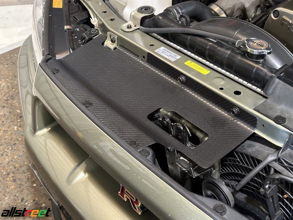 Nissan Skyline R34 Cooling Panel Dry Carbon